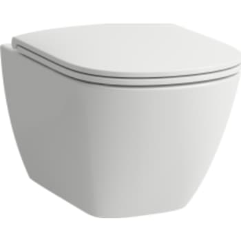 LAUFEN LUA sampak - hængeskål rimless og qr/sc sæde, hvid