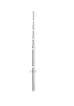 Bertlede mast 7m for nedgravning uden boring. Bundrør Ø 114 mm top Ø 60 mm.