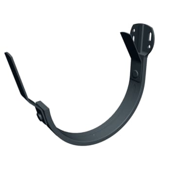 PREFA Konsoljern Halvrund 333 Antracit P.10 Ral 9005