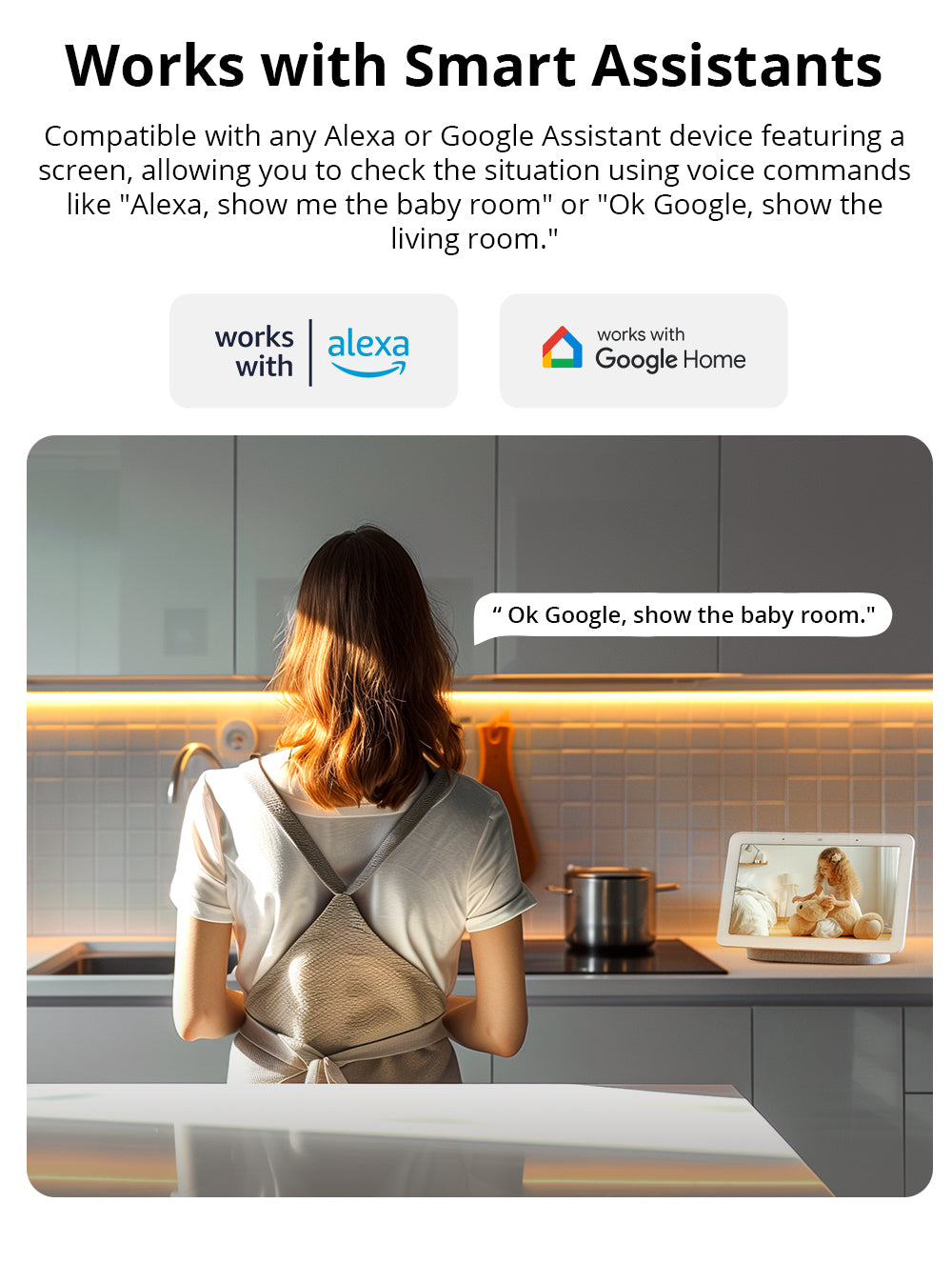 Wi-Fi AI slim overvågningskamera (2nd gen.) - 1080p