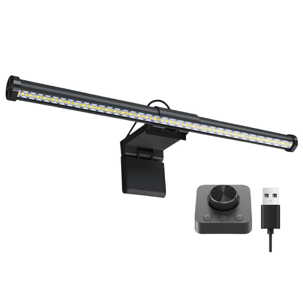 55cm Skærmlys CCT lampe - 5V USB, 7W, trådløs styring - Flimmerfri, RA97, 500lm