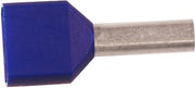 ISO. TWIN-TERMINALRØR 2X2,5MM² L10 BLÅ