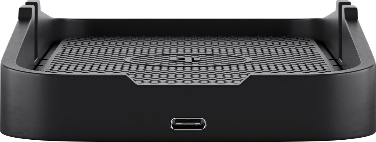 Trådløs QI oplader - Silikonebase, 15W, Sort