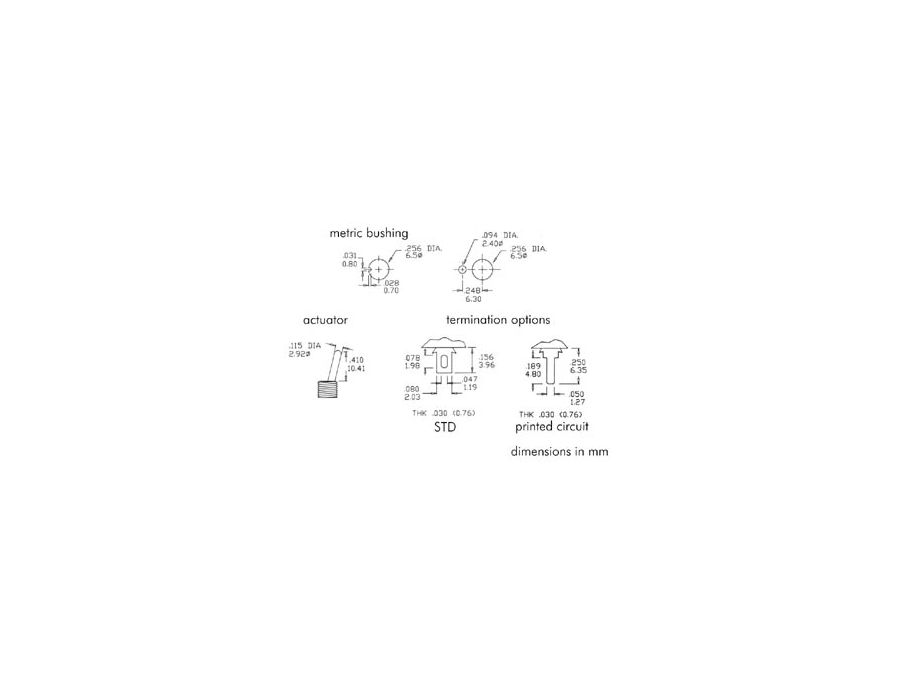 Vippekontakt - 2P (ON)-OFF-(ON), kabinetmont.