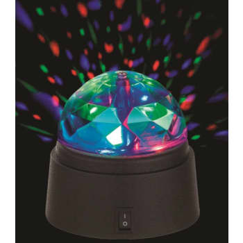 LED Discolampe til batteri