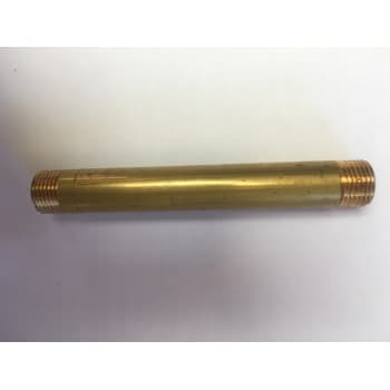 Messing nippelrør 1/2" X 150 mm.