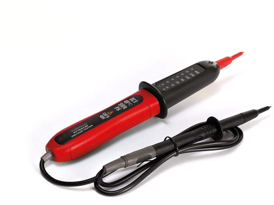 Spænding- og gennemgangstester - CAT III, 12-400V, LED