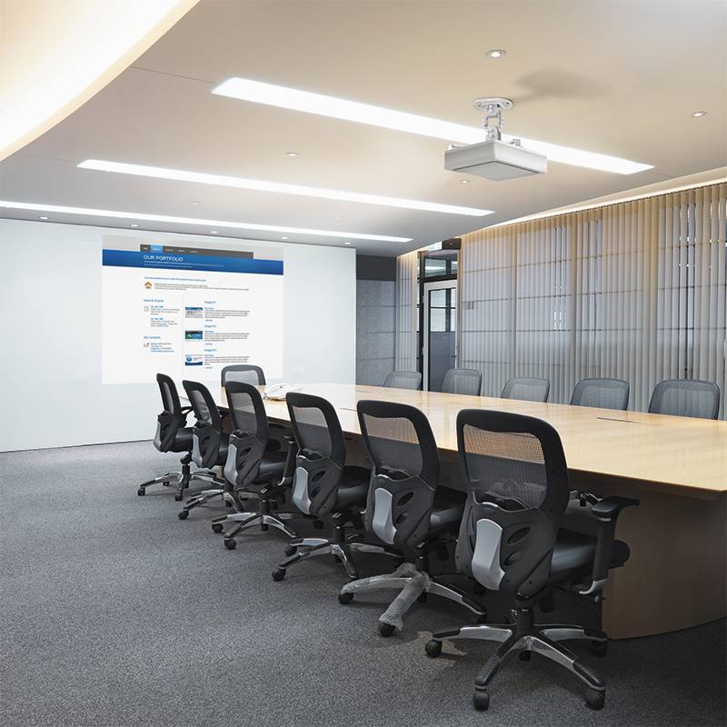 Loftbeslag til projektor - 150mm, Hvid