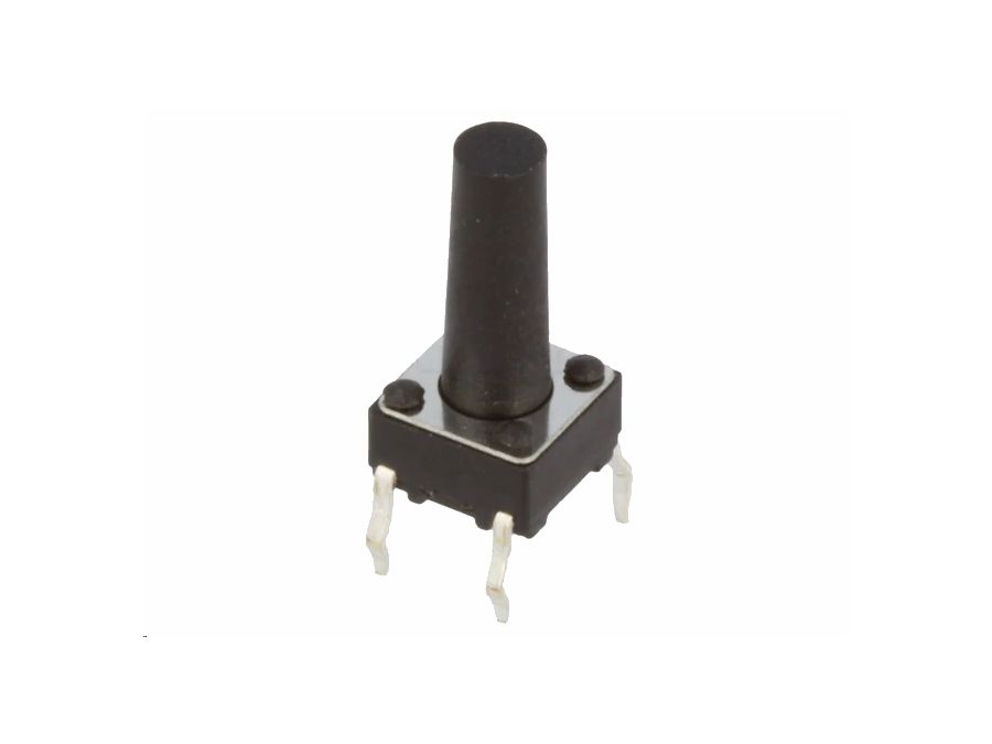 TACT mikrotrykkontakt - 6x6mm, H=13mm