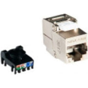 Konnektor Keystone Standard FTP Kat.6A, flip jack, bulk