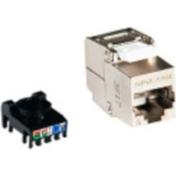 Konnektor Keystone Standard FTP Kat.6A, flip jack, bulk