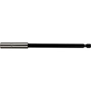Tecos bitsholder rustfri, med låsering og magnet, 1/4"x150 mm