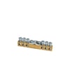 Potentialudligningsskinne uden sokkel og cover 1x 6-25 6x 1,5- 6 mm2