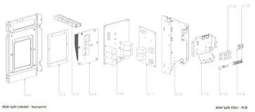 Pakning for Inverterprint - 6-10kW Split/Monoblok