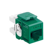 Modular jack eXtreme KAT6 UTP RJ45 110-style enkle stk pakke Grøn