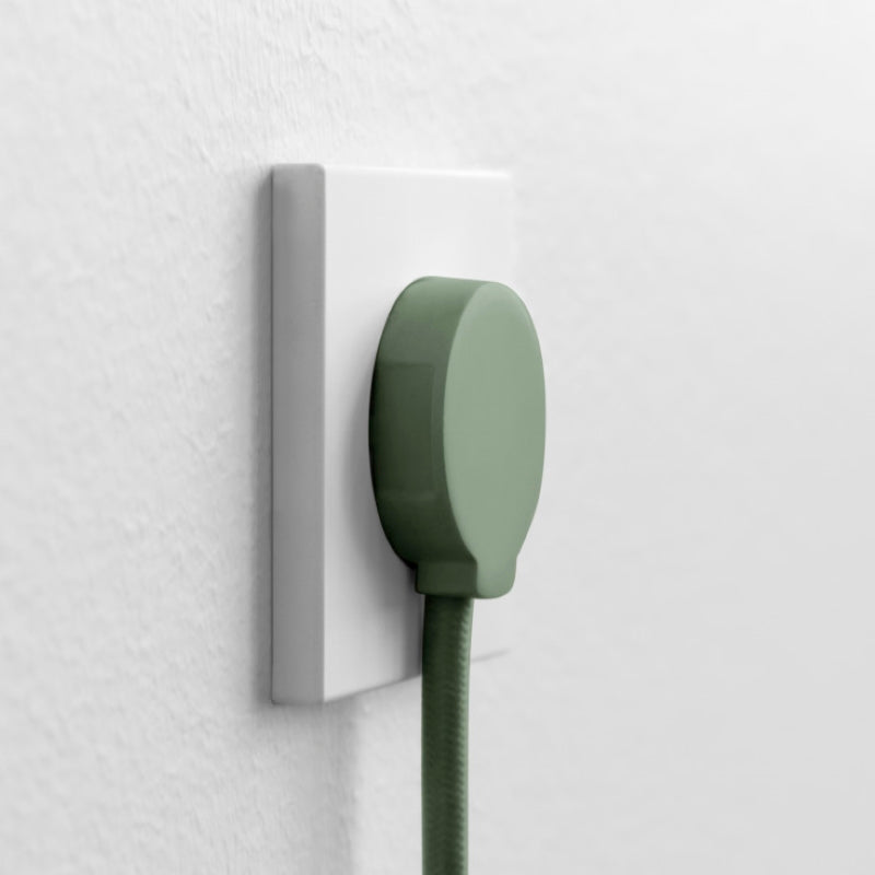 NORM flad stikprop, grøn - Schuko