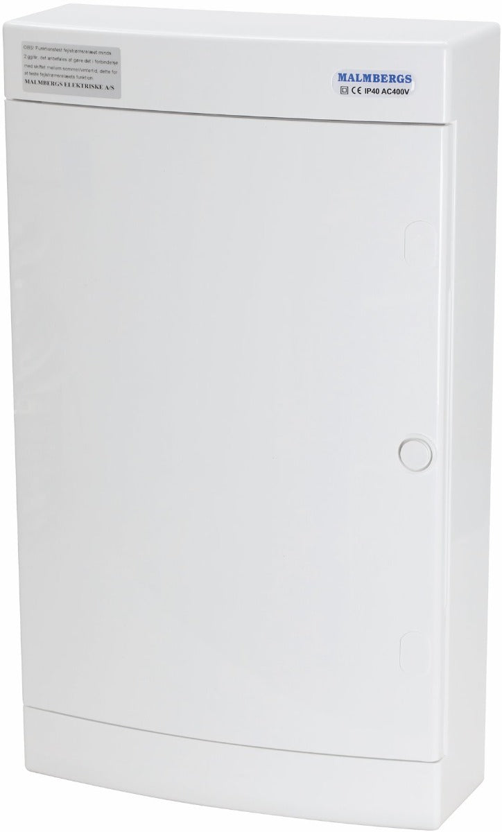 Færdigmonteret gruppetavle – 1x16A 3P+N + 6x 10A 1