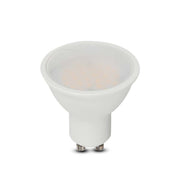 4,5W GU10 Spotlys - Glat Plast, Samsung Chip, 6500K, 110D, 400lm - 5 års garanti
