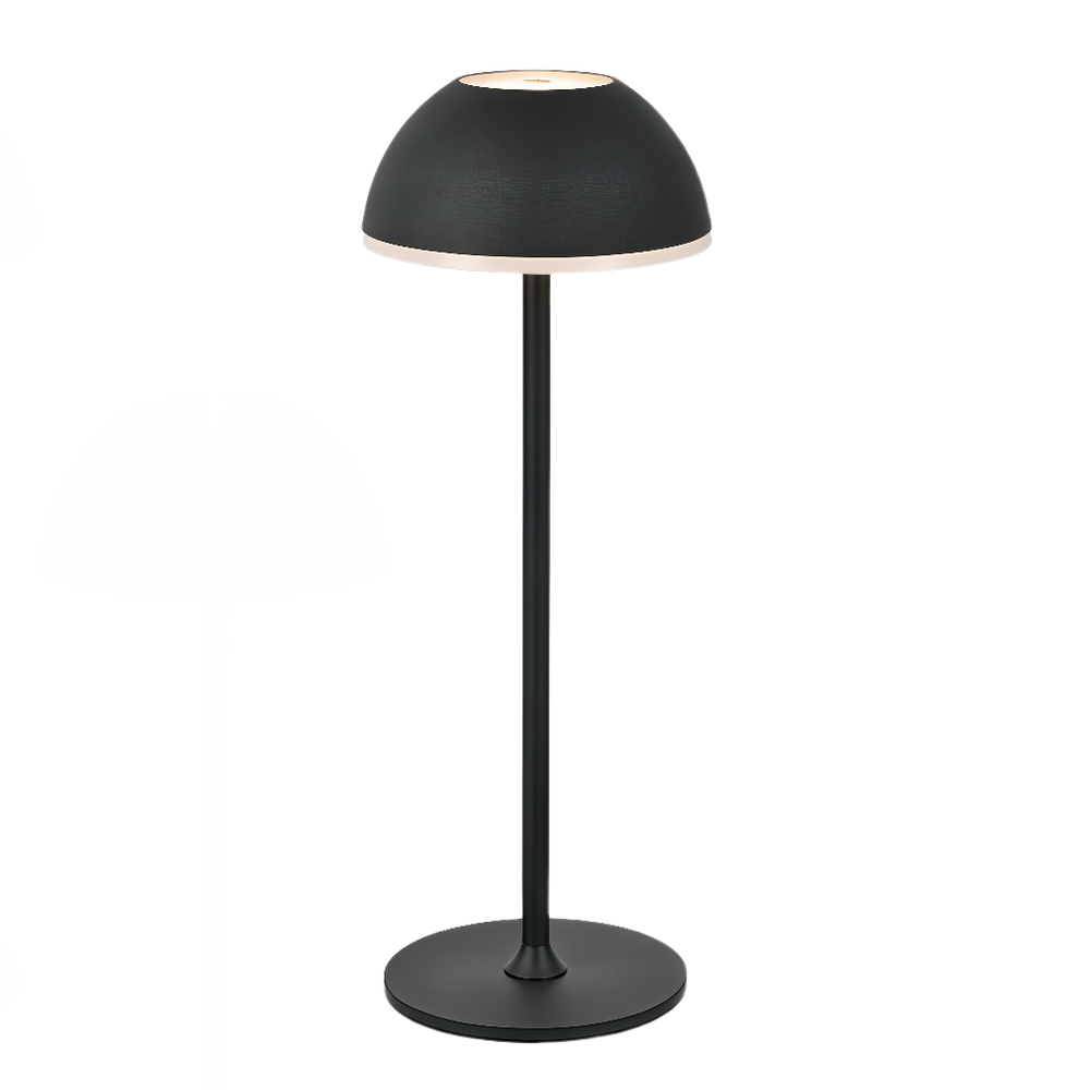 Opladelig LED bordlampe Inde/ude - Sort, touch dæmpbar, 3i1, IP54 udendørs