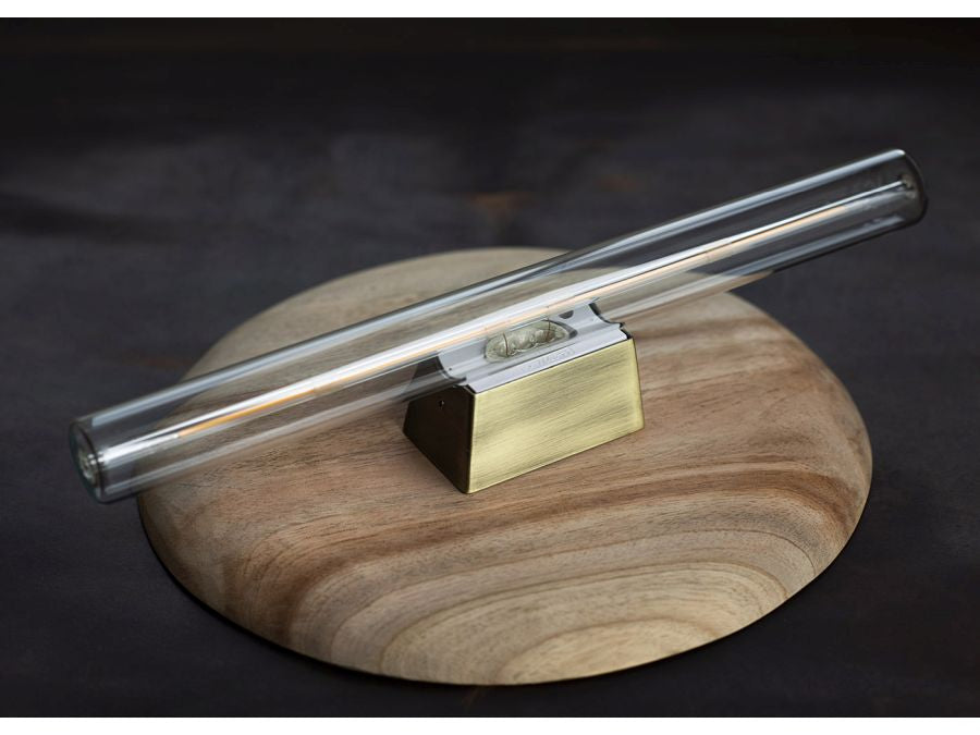 Lampeholder/fatning - S14d, metalisk antik Bronze