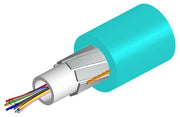Fiberkabel Uni loose tube 4xOM4 LazrSPEED 550 inden-/udendørs Dca aqua