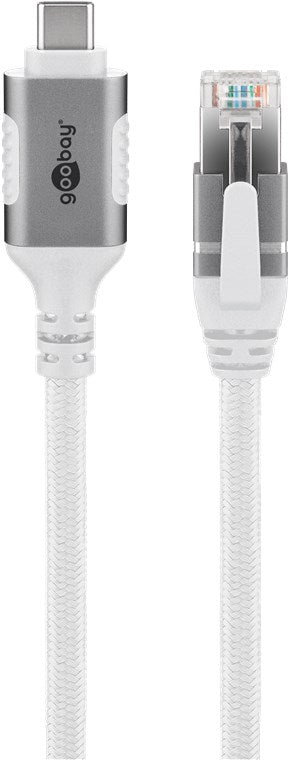 USB-C™ 3.1 til RJ45 netværkskabel, Hvid (1,5m)