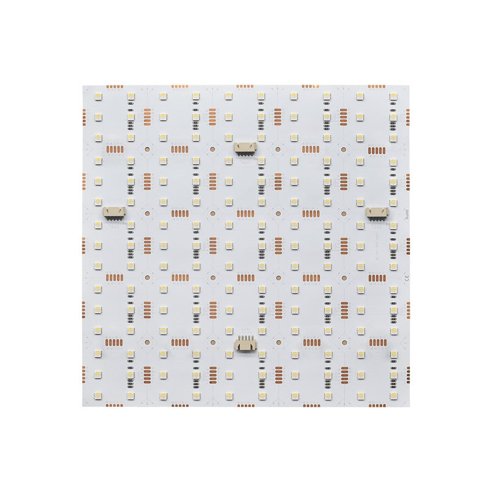 25x25 foldbar RGBW LED ark RA95, 15W - IP20, RA95, 24V - 17,5W/meter LED Strip - Input: 24V - 840lm/meter - RA94