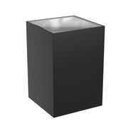 Sort firkantet facadeslampe - TORRE 9W IP54, 230V, 99x78x117mm, 700lm, RA80