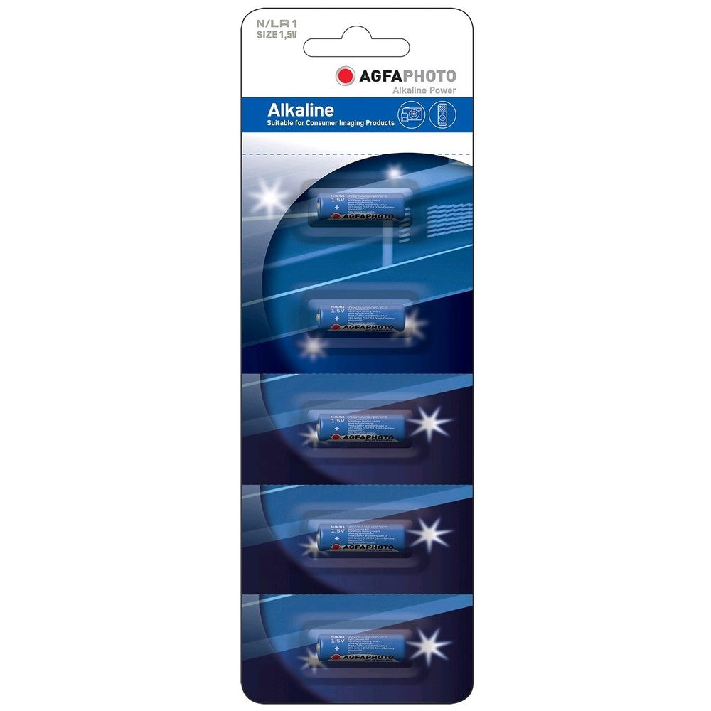 AgfaPhoto Alkaline batterier, 1,5V, 5-pak