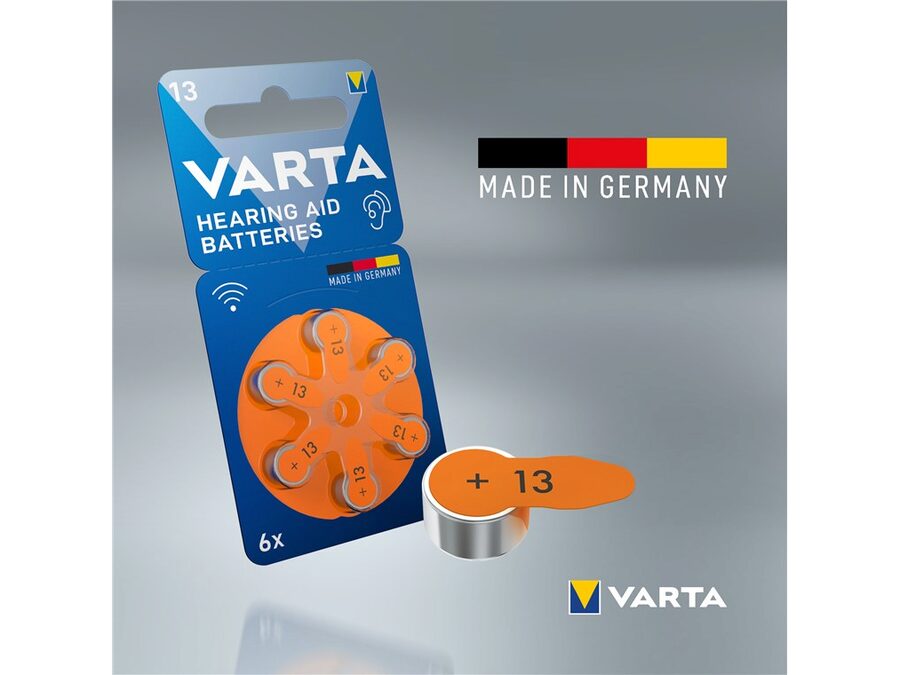 Batteri til høreapparat - PR48/13 (6 stk.)