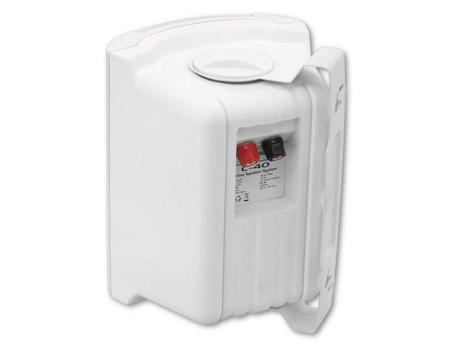 Minibox højttalersæt - 2 vejs 4" 35Wrms, 8ohm, Hvid (2 stk.)