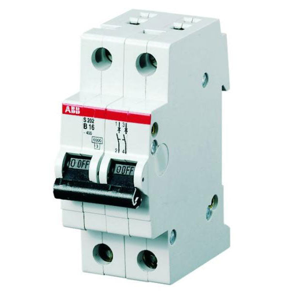 ABB automatsikring 1P+N 10A C 6kA 2M S201