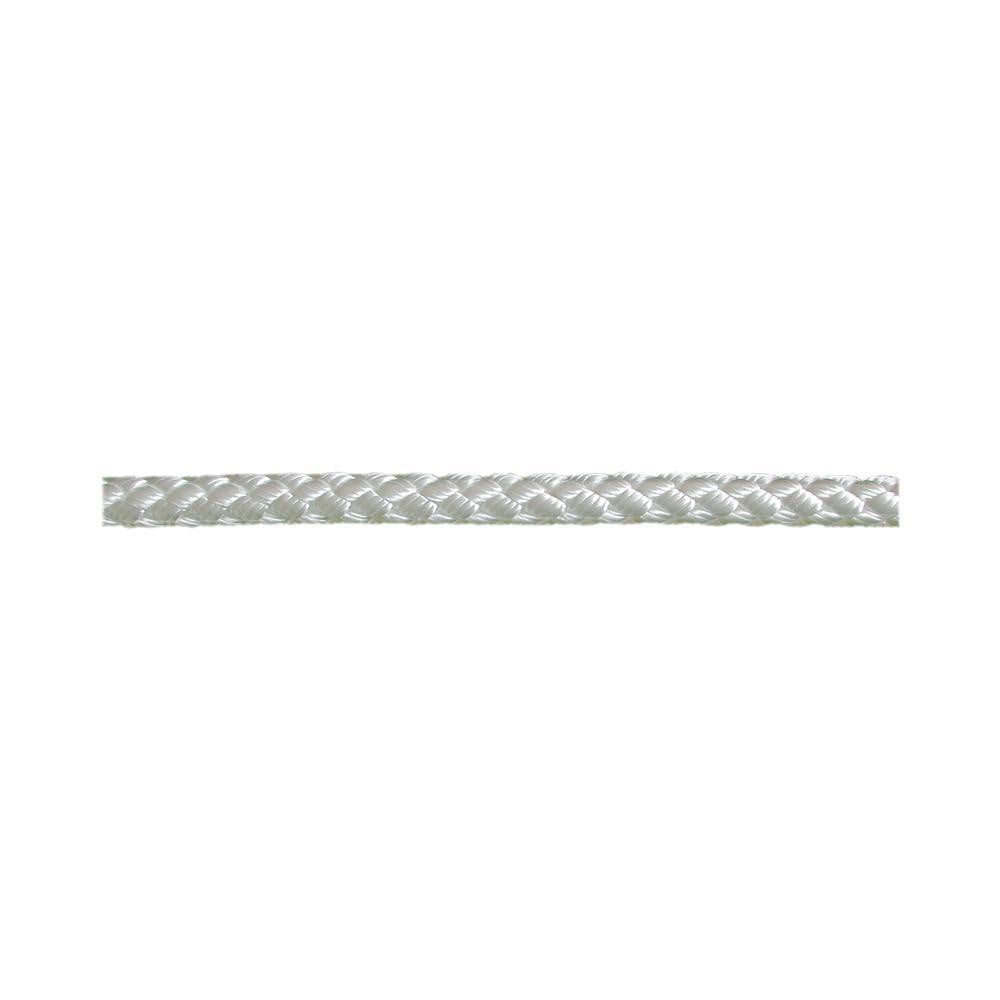 Flagline, flettet polypropylen - Ø5mm, Hvid (metervare)
