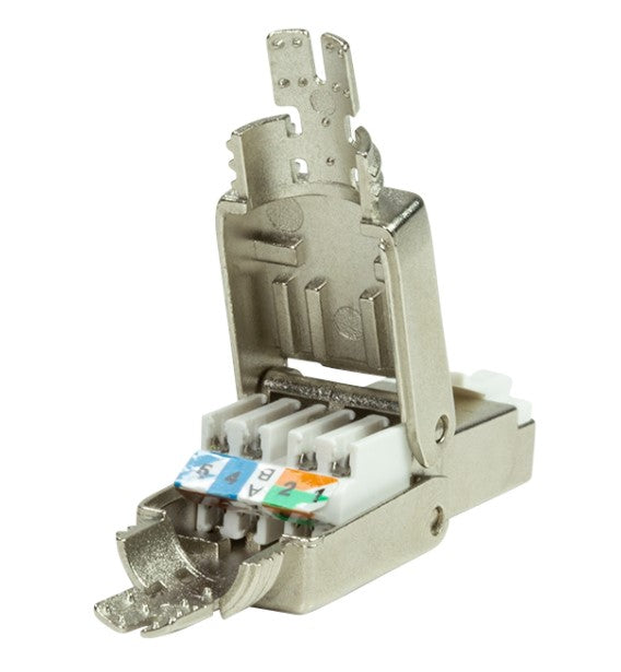 RJ45 industrielt netværksstik - CAT8.1 skærmet