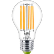 Philips MASTER Ultra Efficient LED Standard 4W (60W) E27 830 A60 Klar Glas