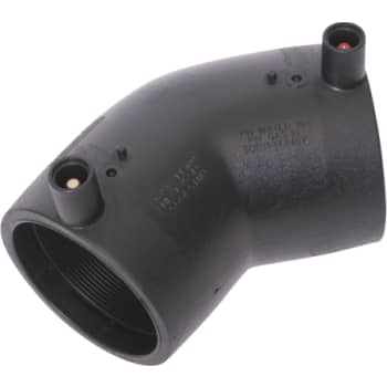 FUSAMATIC ELSVEJSEVINKEL 160 MM X 45° PE SDR11 PN16 AUTO-PIN