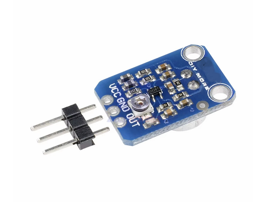 MAX4466 Electret mikrofonmodul, justerbar gain (til Arduino)