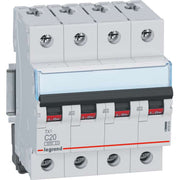 TX3 MCB automatsikring C20 4pol 4M 6000/6KA