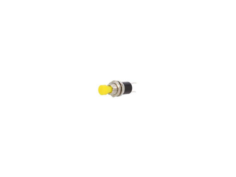 Trykkontakt - OFF-(ON) momentan sluttefunk. GUL knap