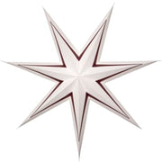 Star Trading Stripe papirstjerne 80cm, rød