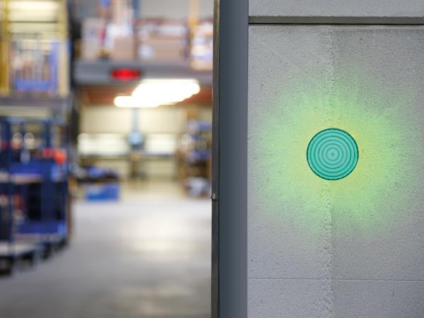 LED blinklys - 12Vdc, Ø100mm, IP20, Grøn