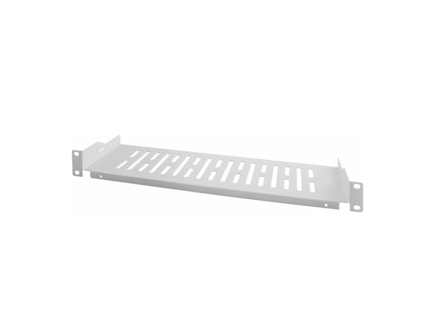 19" hylde til rack skabe, D:150mm, Grå