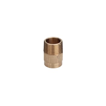 28 mm x 3/4" Lodde overgang muffe/nippel