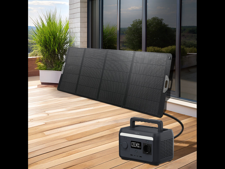 Bærbar power station - 300W, 4xUSB, 1xCEE7/4 1xCigar