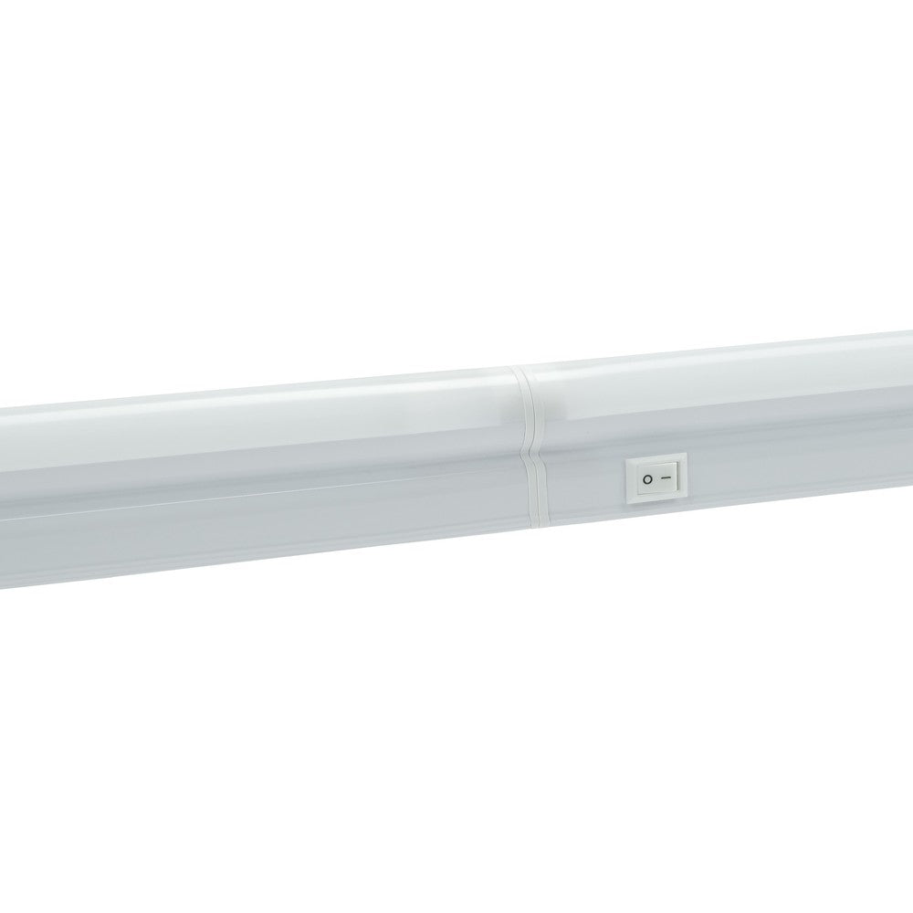 Skabskontakt T5 4W Varm Hvid 230V 120° IP20 Hvid Tænd/Sluk Effekt: 4W Input: 230V 400lm RA80 - Hvid