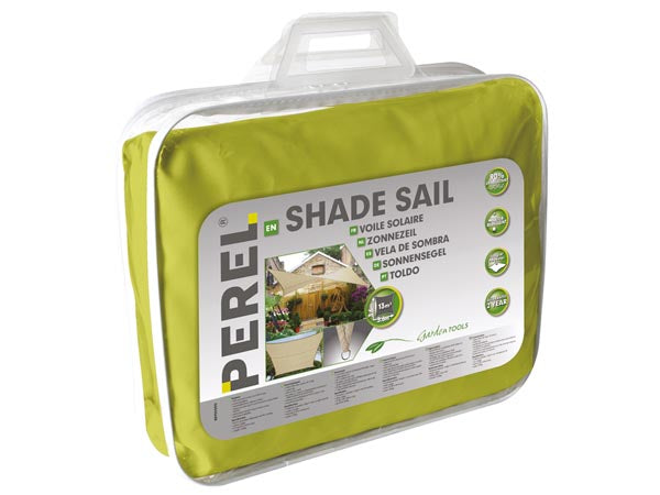 Rektangulært solsejl - 4 x 3m, LIME GRØN