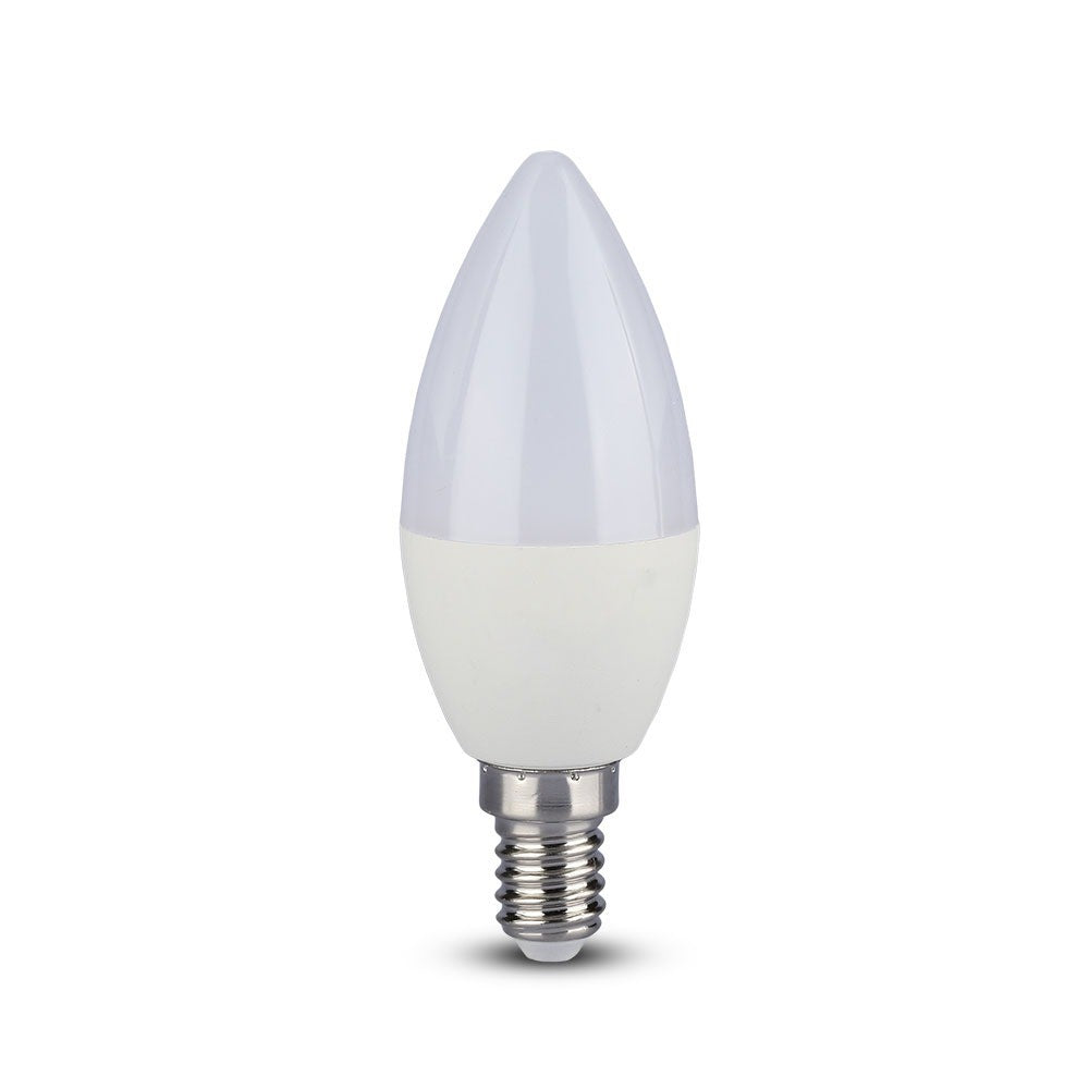 3,5W RGB+6400K Kertepære E14 - Dæmpbar med RF Kontrol - 320lm - RA80