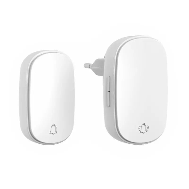 Divo trådløs dørklokke 230V m/tryk hvid