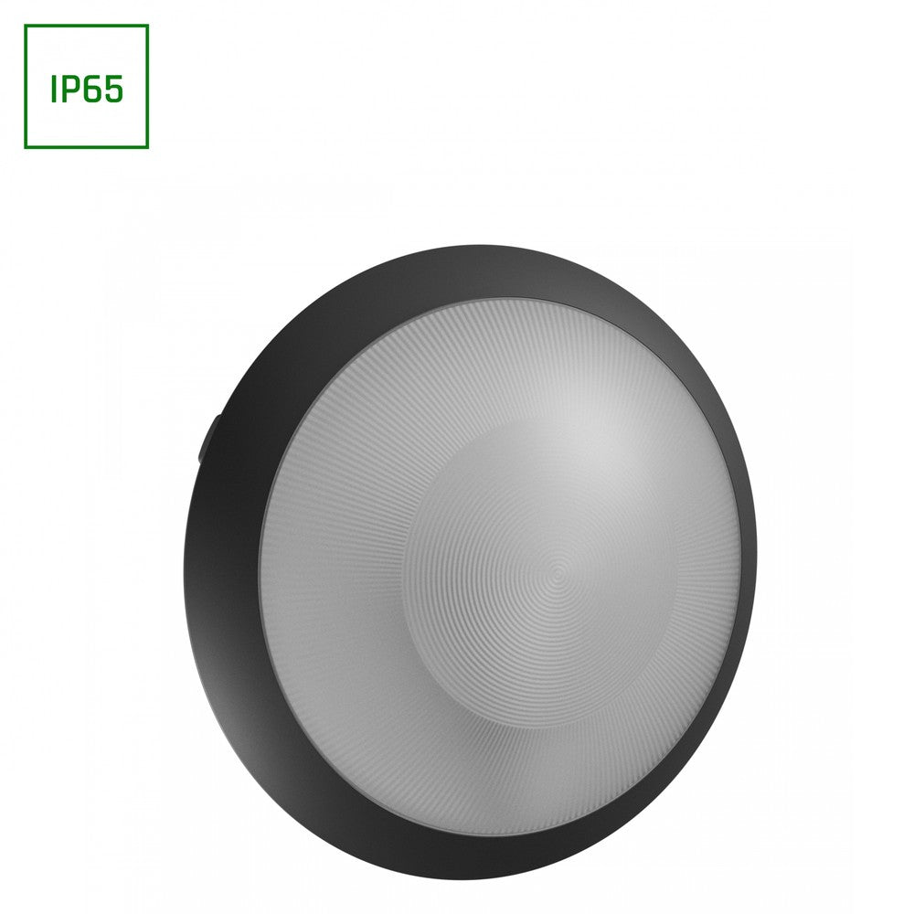 Sort Nymphea sensorlampe 230V E27 - rund, Omni, Sense, IP65, IK08