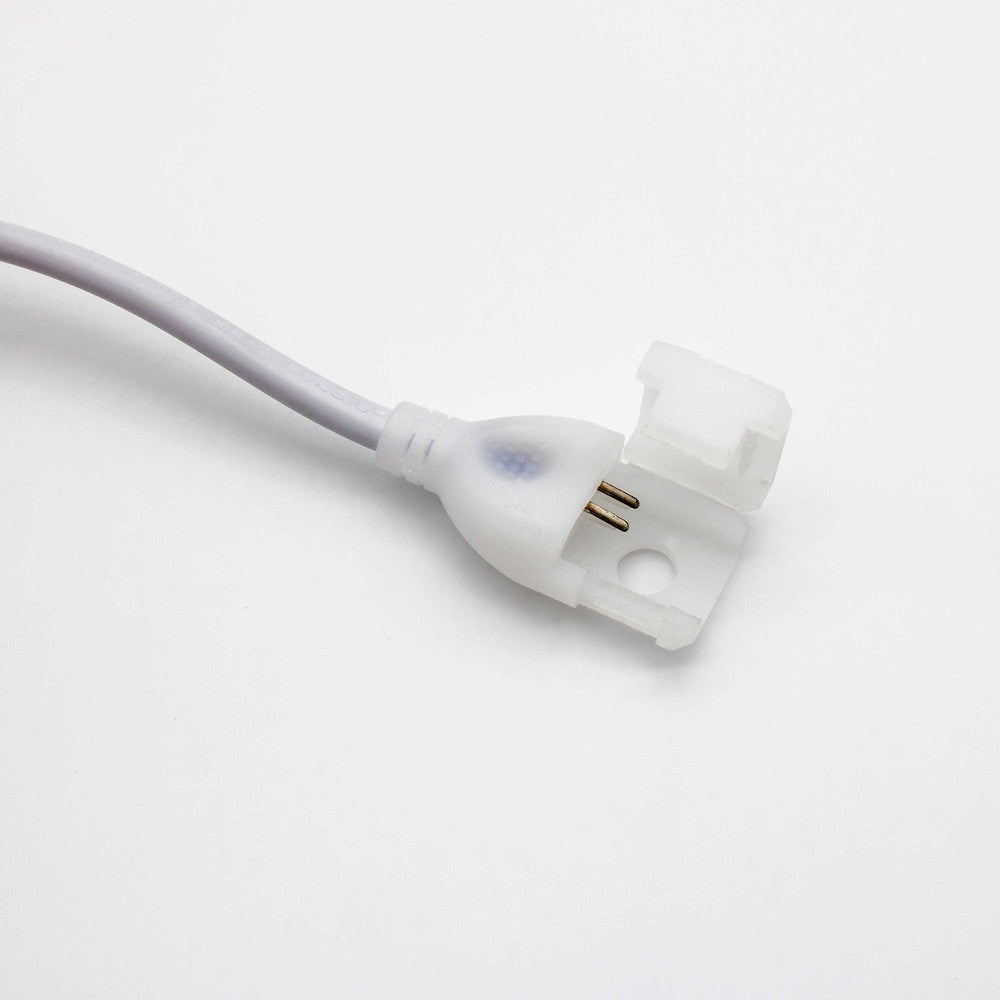 8x16 CLIP-ON 24V Neon Flex LED med endeprop og IP67 - 24V, 24V-input, vandtæt IP67